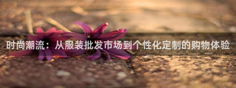 谈球吧最新APP下载：时尚潮流：从服装批